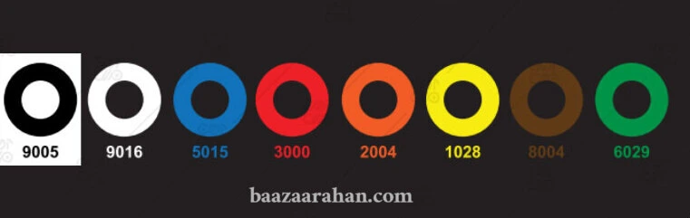 رنگبندی ورق گالوانیزه رنگی