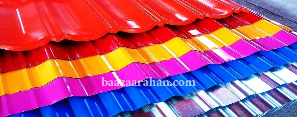 ورق گالوانیزه رنگی در صنعت