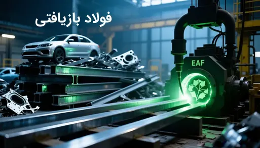 بازیافت و چرخه مواد در تولید فولاد پاک