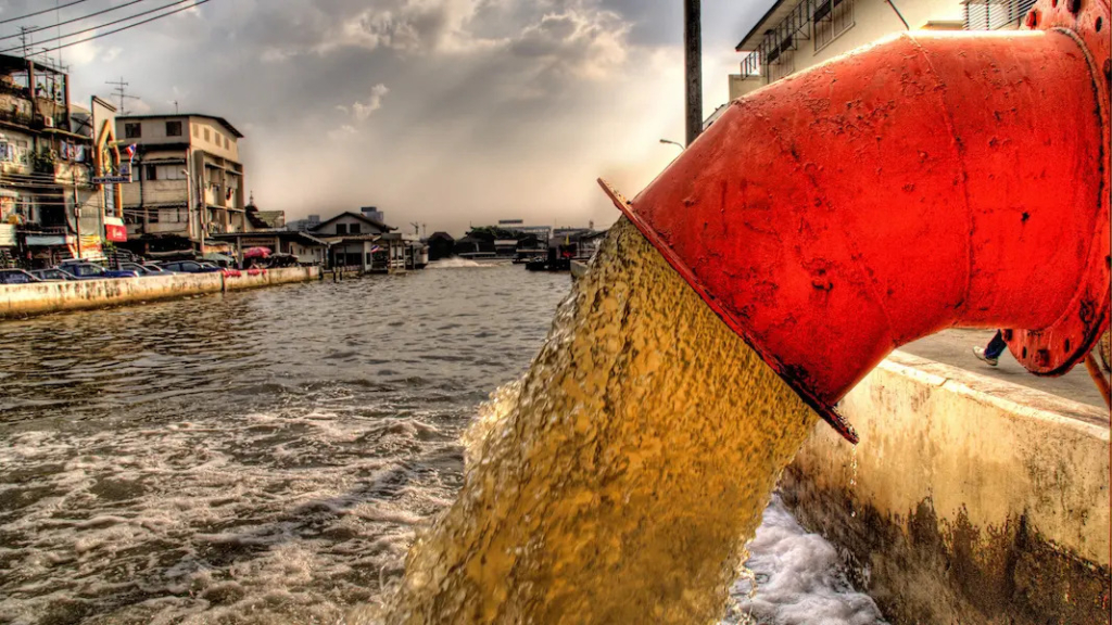 پیامدهای زیستمحیطی پساب آلوده